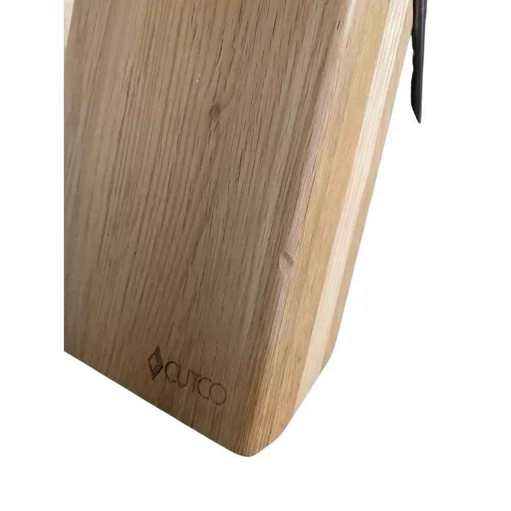 Cutco‎ 1746 Space Saver Knife Block 5 Slot Oak Wood Made in USA